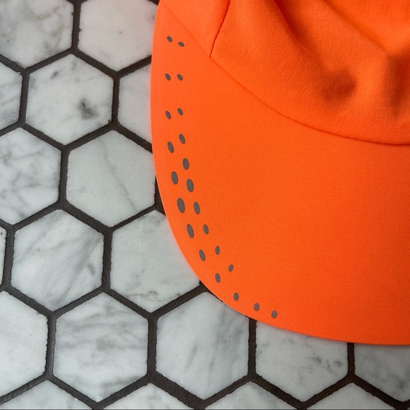 Lululemon Race Kit Hat Reflective Orange Size Large/XL - Picture 6 of 11